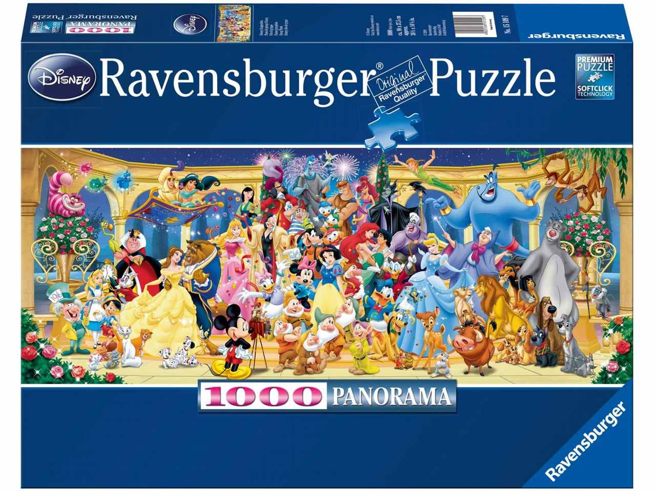 Puzzle 1000pz panorama: disney 15109