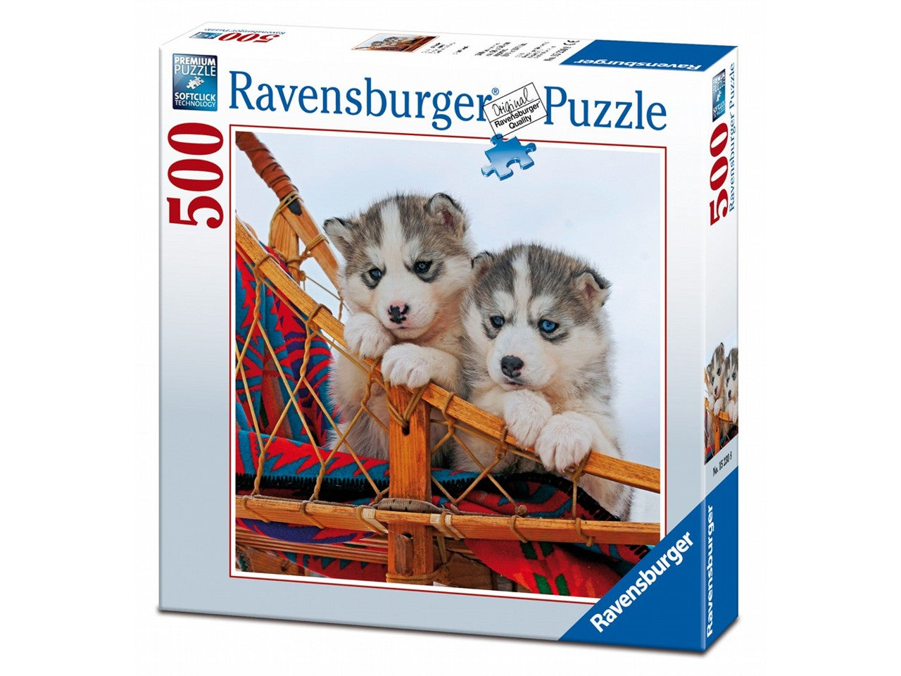 Puzzle 500 pezzi q.cuccioli di husky 15230