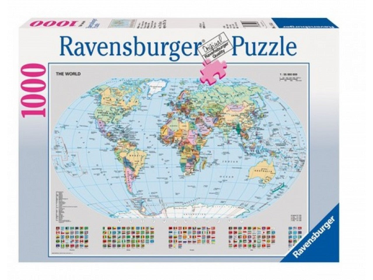 puzzle 1000 pezzi mappamondo pol.15652