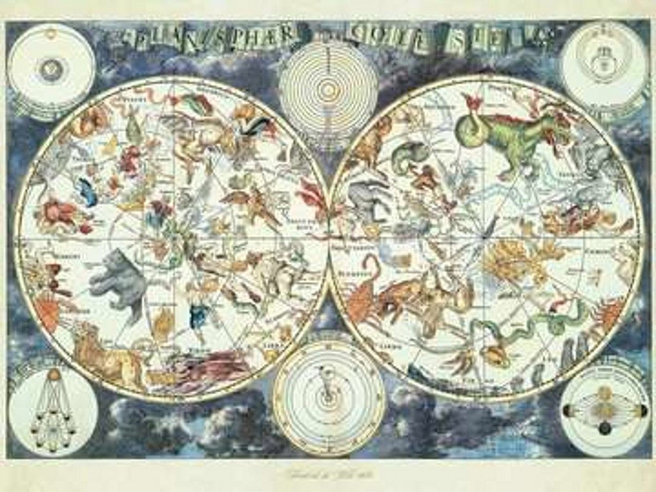 Puzzle 1500 pezzi mappa del mondo 16003 7