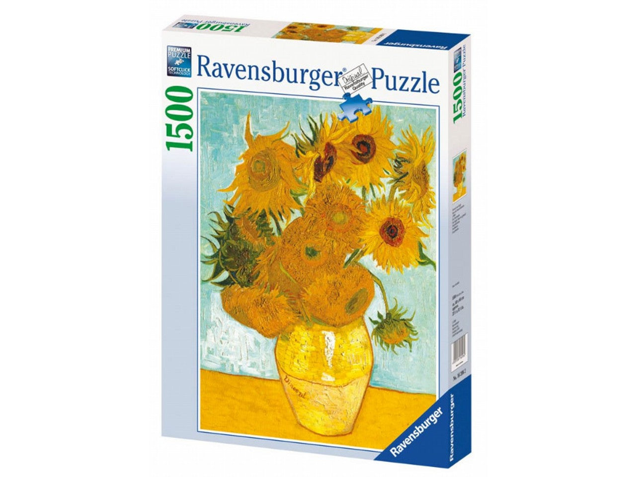 Puzzle 1500 pezzi vaso con girasoli 16206