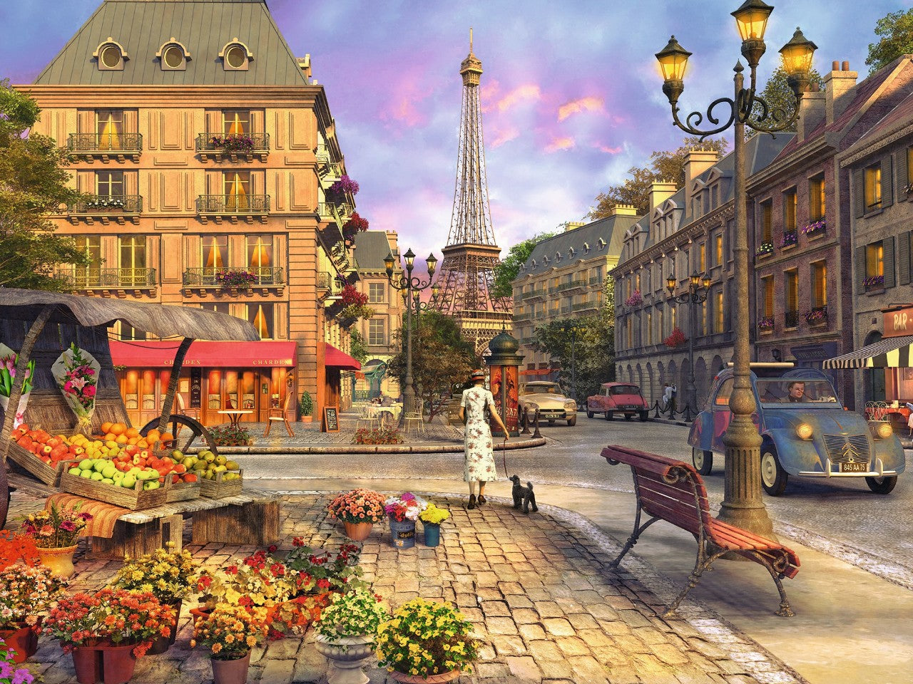 puzzle 1500 pezzi vintage paris 16309 0