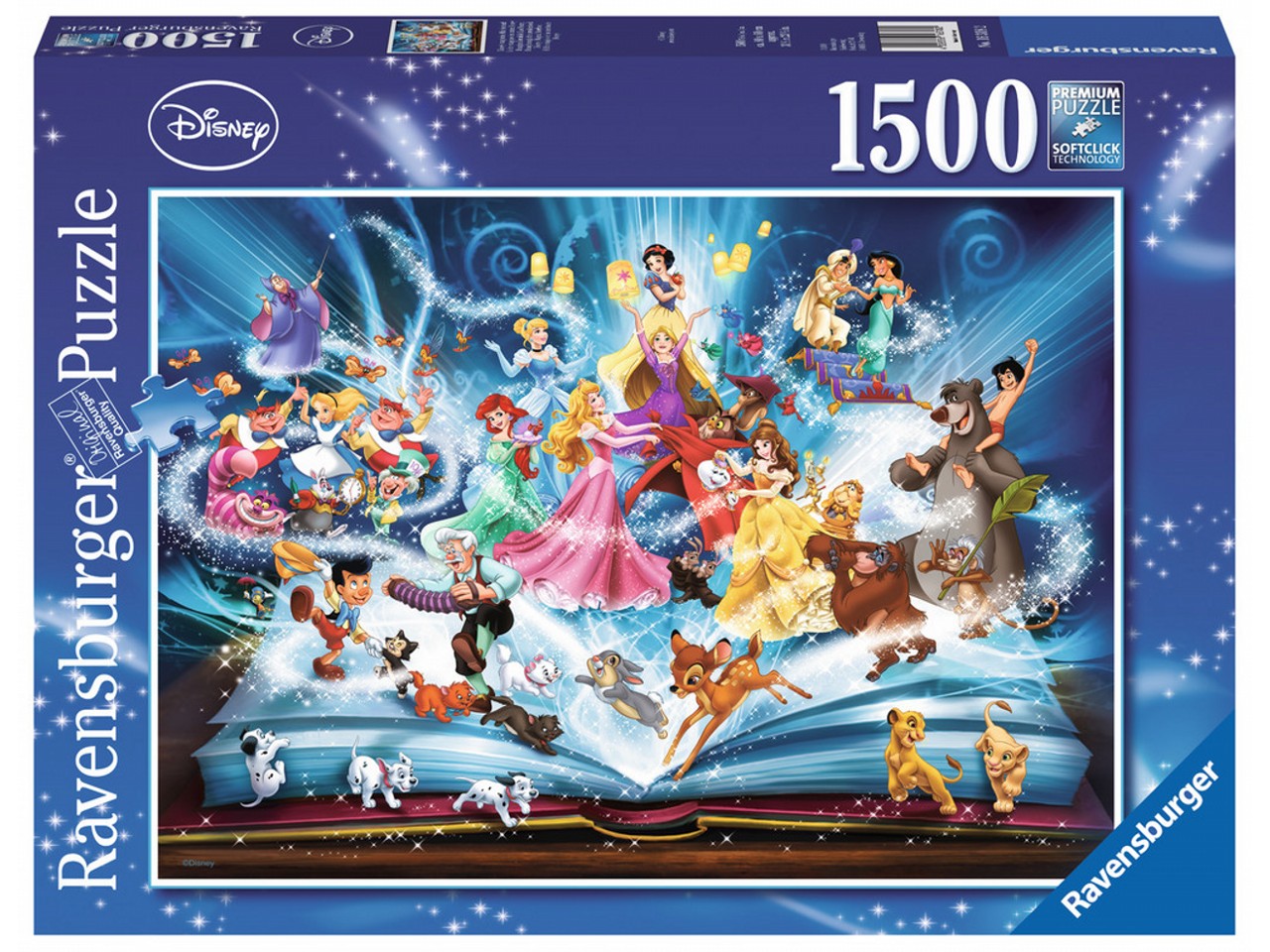 puzzle 1500pz libro delle fiabe disney