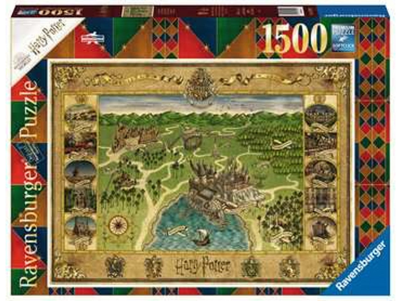 Puzzle 1500 pezzi mappa di hogwarts 16599 5