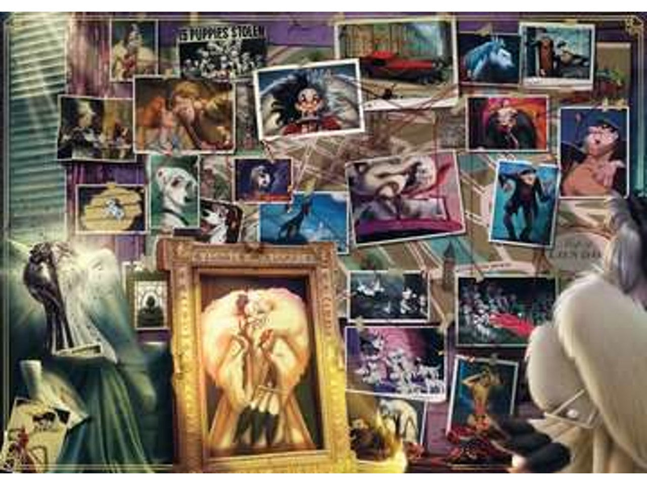 Puzzle 1000 pezzi villainous:crudelia de mon 16886
