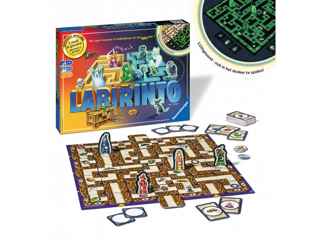 Gioco labirinto glow in the dark 266920