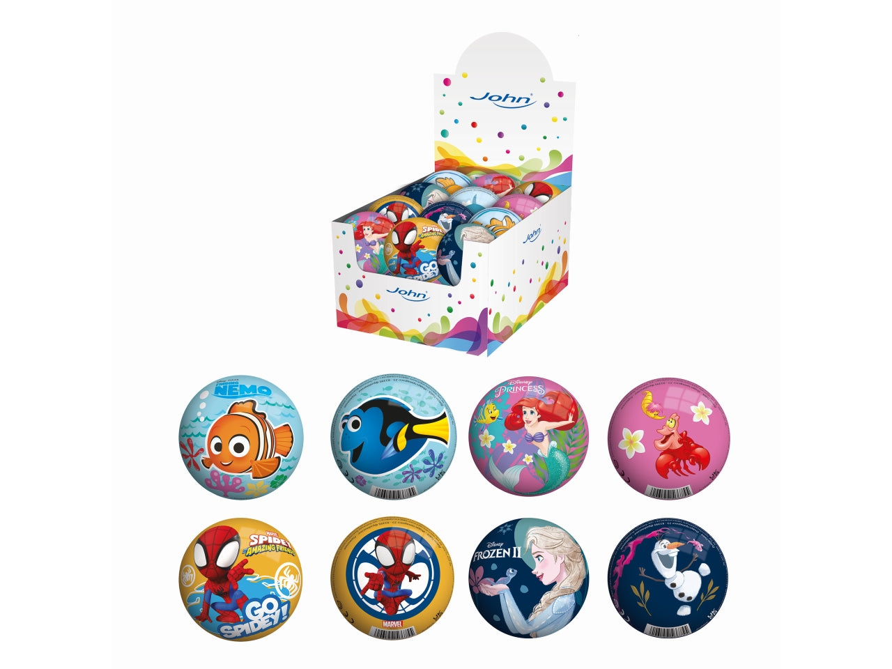Marvel & disney - pallina in foam 63mm