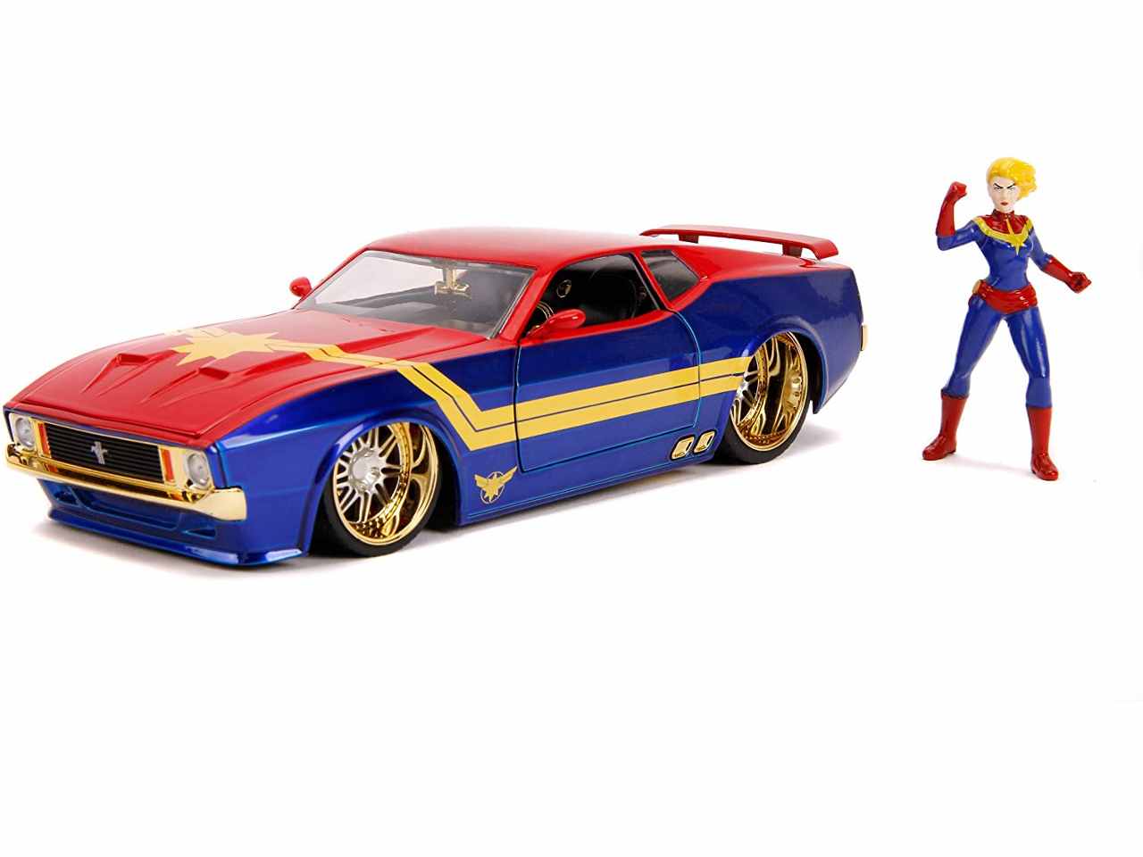 Marvel 1973 ford mustang mach 1:24+pers.253225009