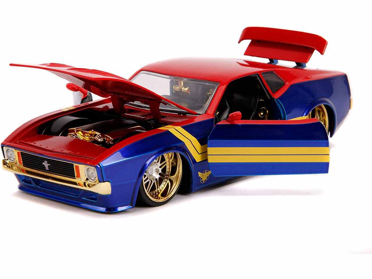 Marvel 1973 ford mustang mach 1:24+pers.253225009