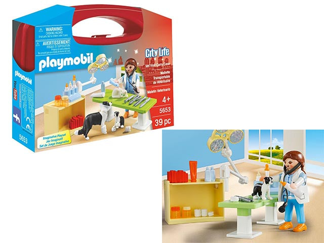 Playmobil carryng case val.veterinario