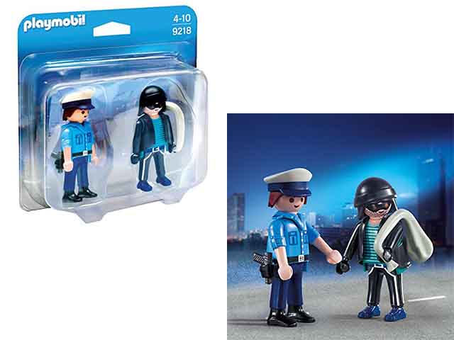 playmobil city action polizia poliziotto/ladro9218