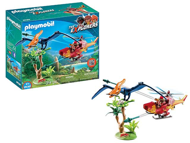 Playmobil explorer dinos elicottero e ptero.9430