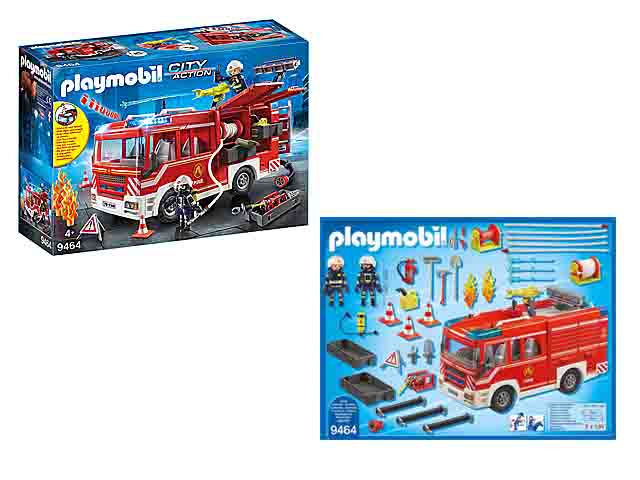 playmobil city life autopompa di vigili