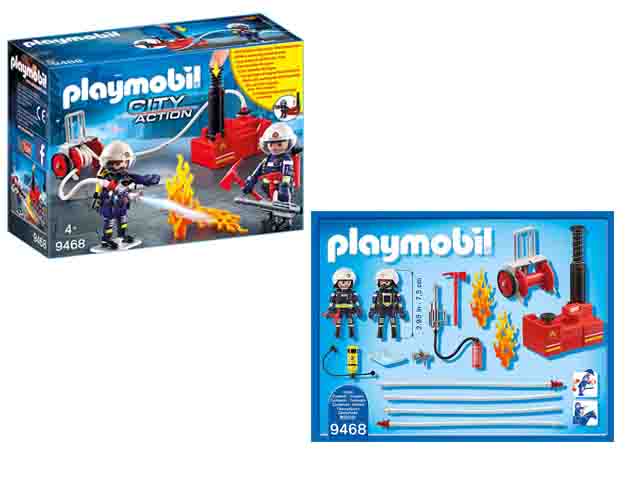 playmobil squadra dei vigili del fuoco