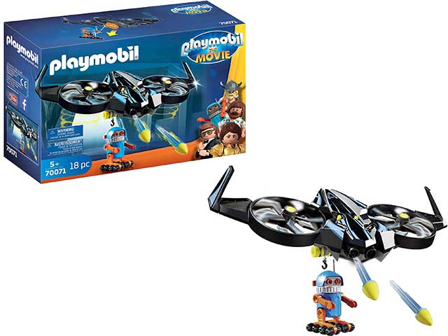 Playmobil the movie robotriton con dron