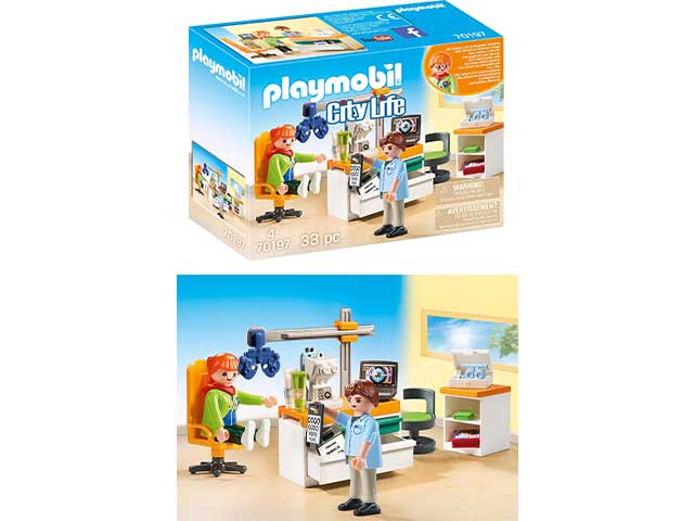 Playmobil city life oculista 70197