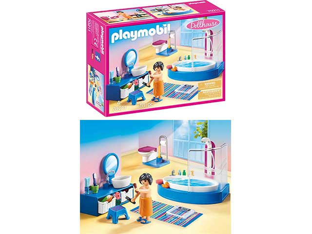 Playmobil dollhaouse bagno 70211