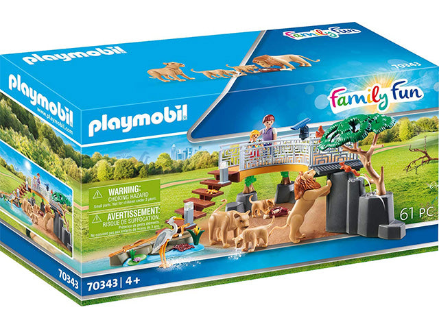 Playmobil recinto dei leoni 70343