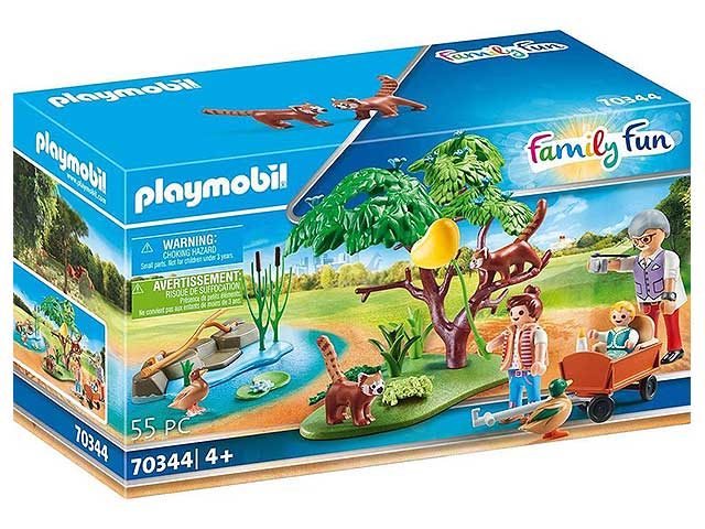 playmobil zoo angolo dei procioni 70344