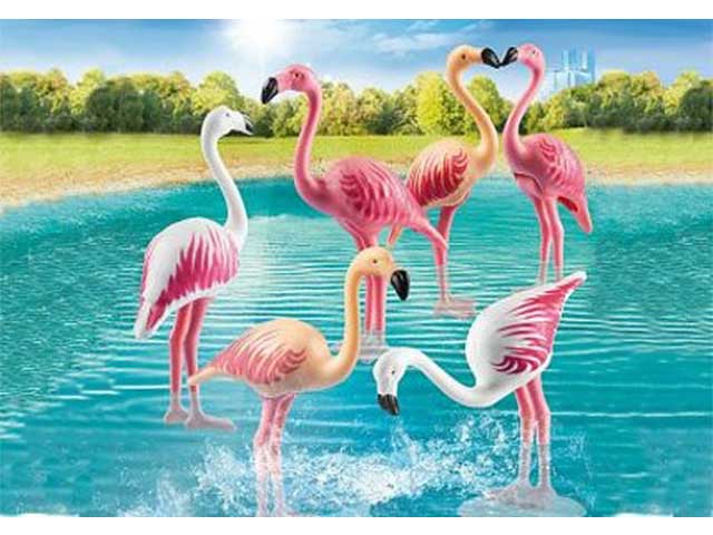playmobil fenicotteri rosa 70351
