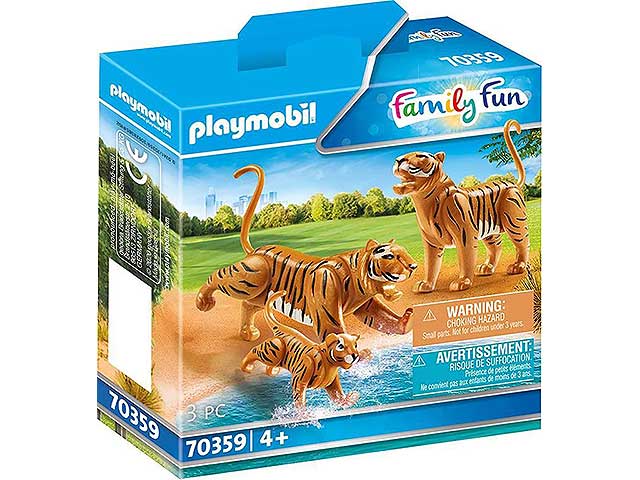 playmobil famiglia di tigri 70359