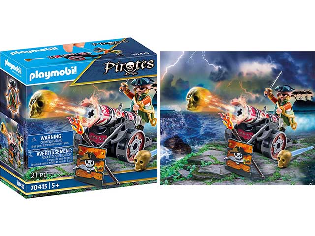 Playmobil pirata con cannone 70415