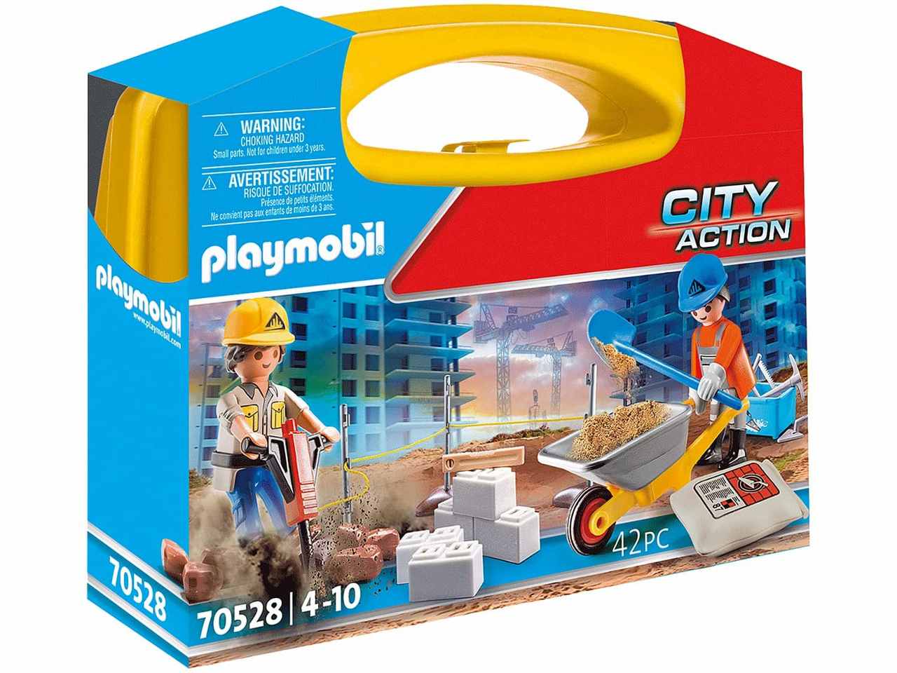 Playmobil carrying case construc.70528