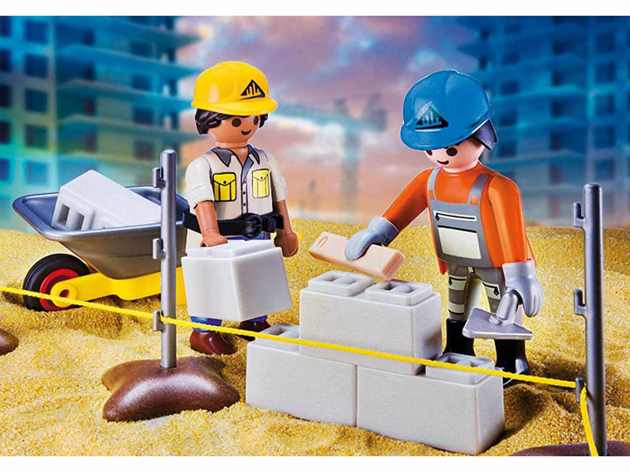 Playmobil carrying case construc.70528