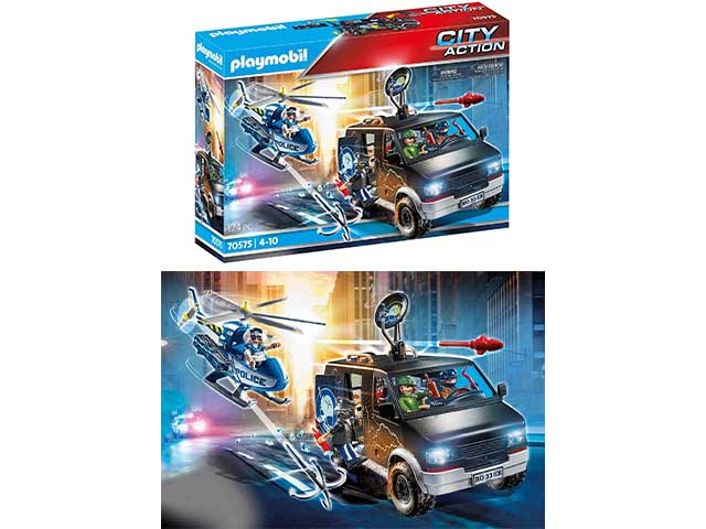 Playmobil city furgone della banda di l