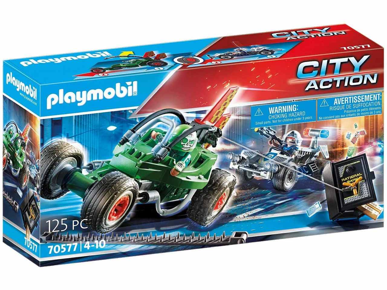 Playmobil kart della polizia+fug.70577