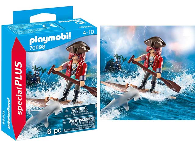 Playmobil pirata e squalo 70598