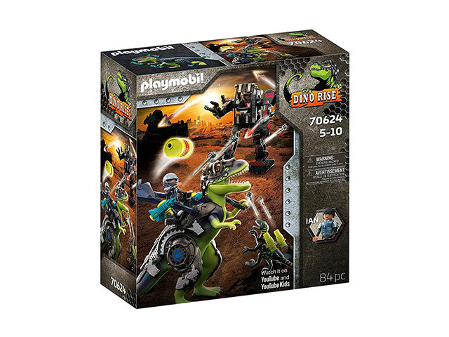 Playmobil t-rex battaglia  70624