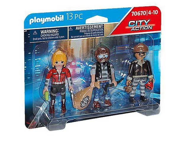 Playmobil city  banda di ladri 70670
