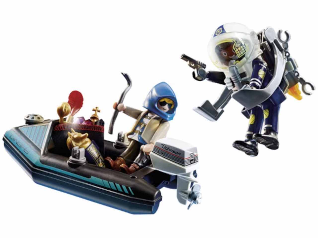 Playmobil jetpack polizia e ladro 70782