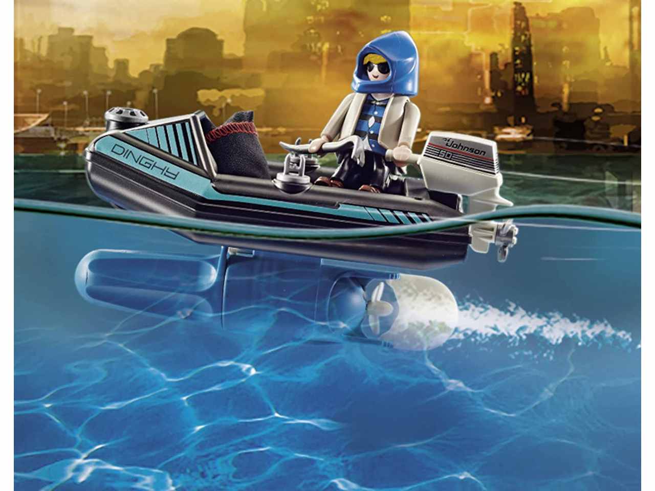 Playmobil jetpack polizia e ladro 70782