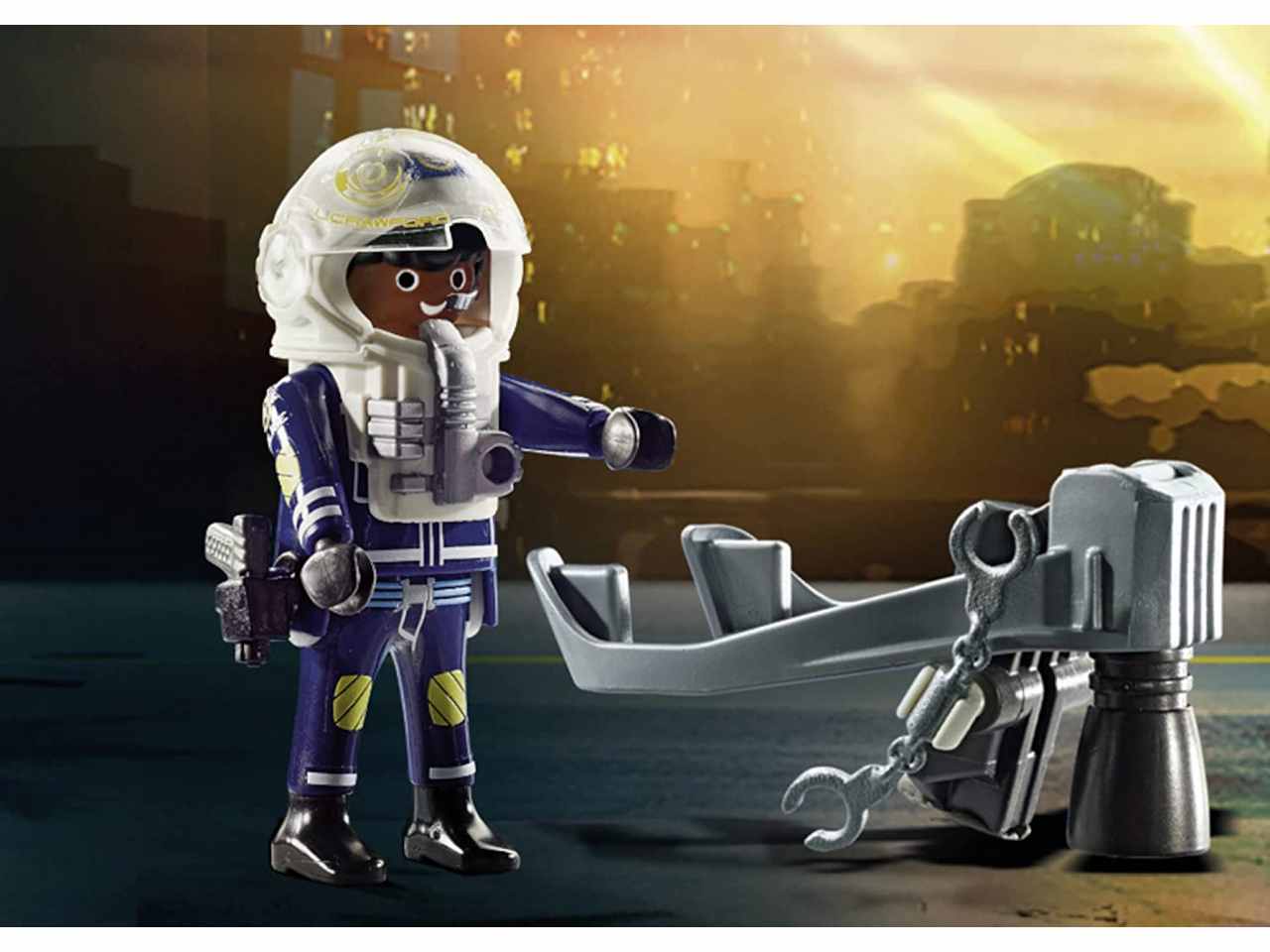 Playmobil jetpack polizia e ladro 70782