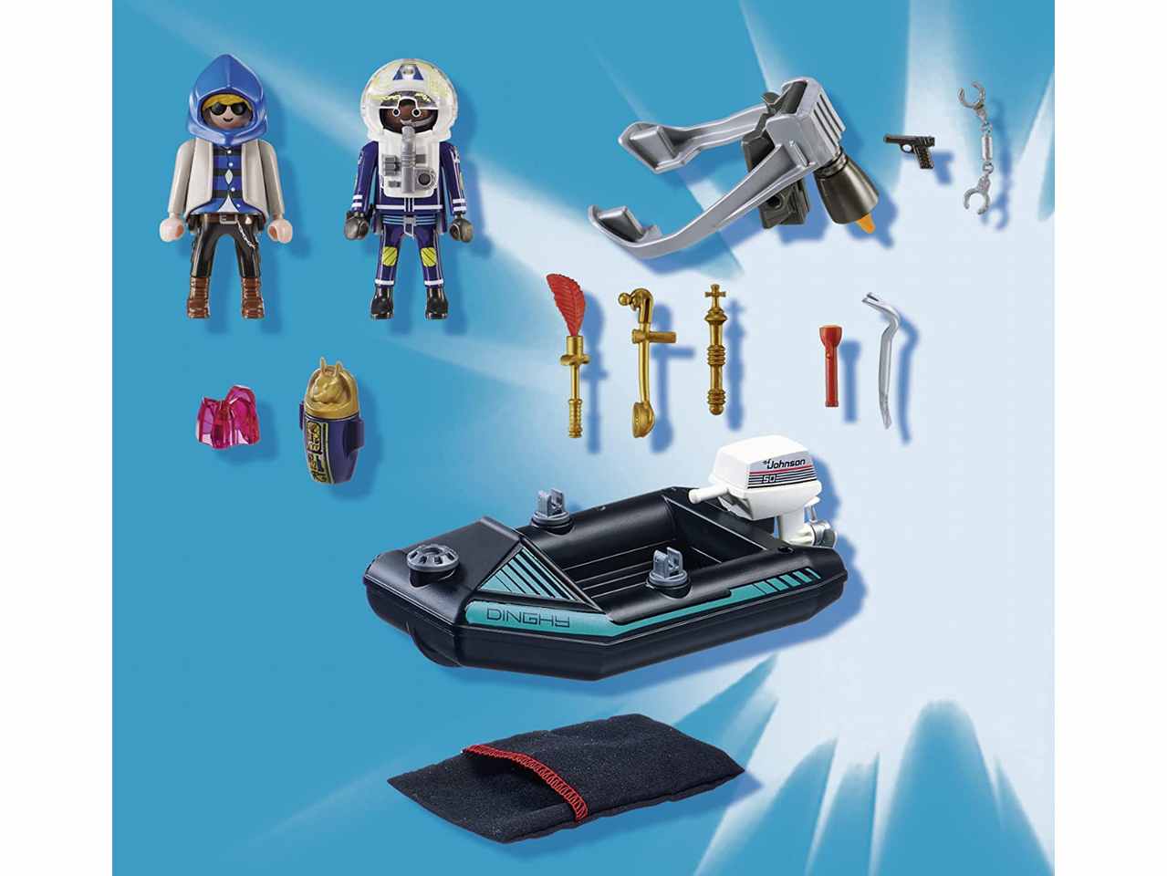 Playmobil jetpack polizia e ladro 70782