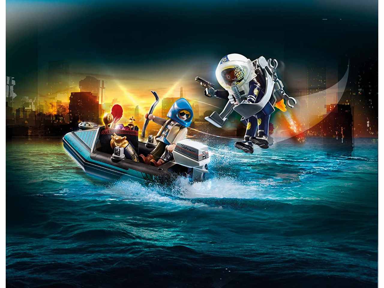 Playmobil jetpack polizia e ladro 70782