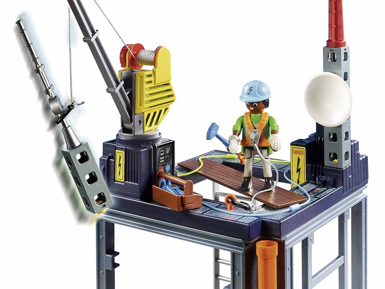 Playmobil cantiere c/montacarichi 70816