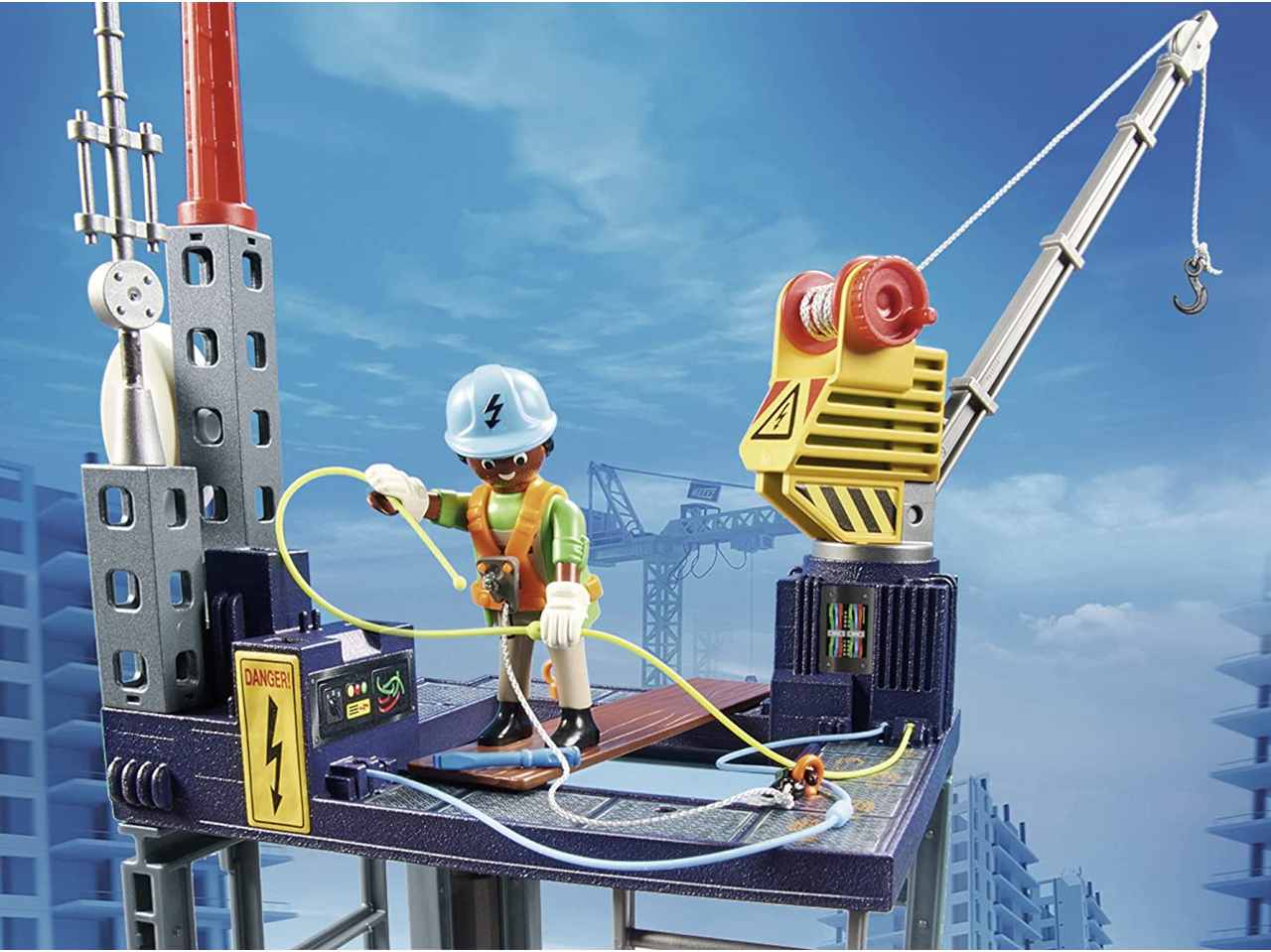 Playmobil cantiere c/montacarichi 70816