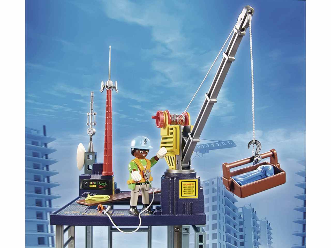 Playmobil cantiere c/montacarichi 70816