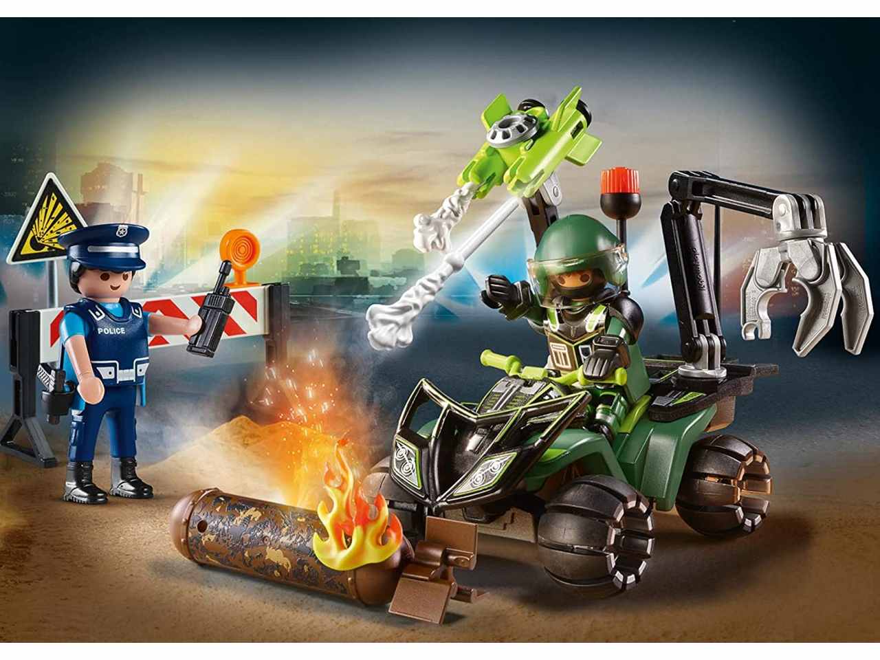 Playmobil artificieri in azione 70817