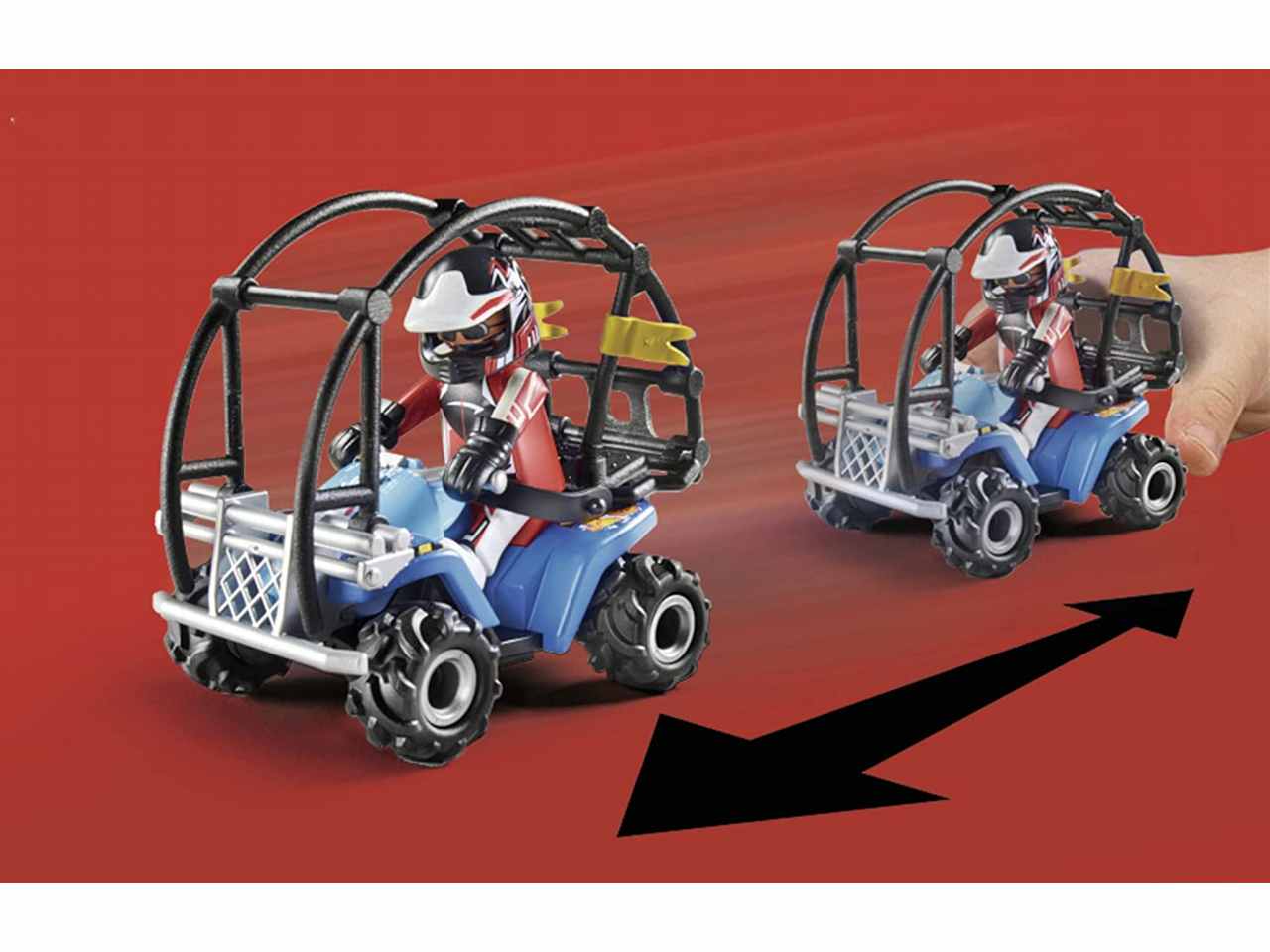 Playmobil quad c/rampa infuocata 70820
