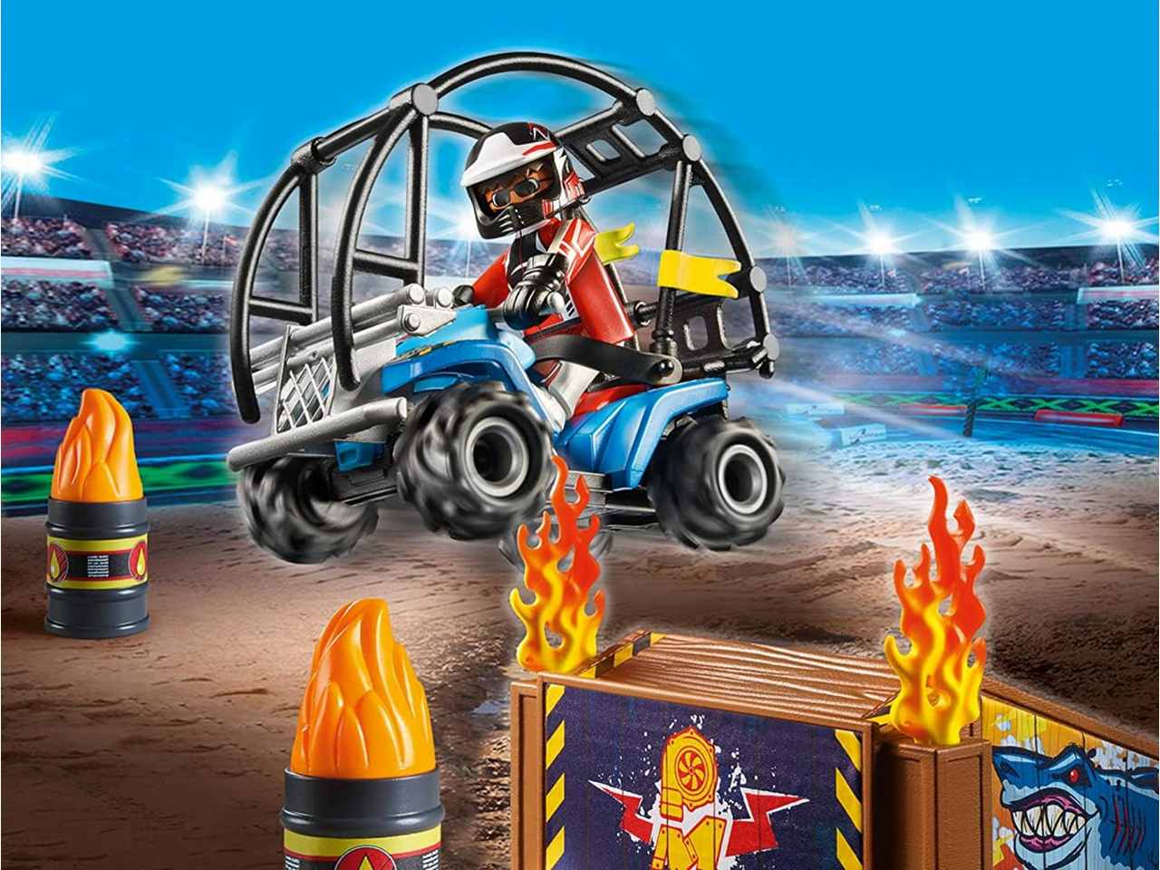Playmobil quad c/rampa infuocata 70820