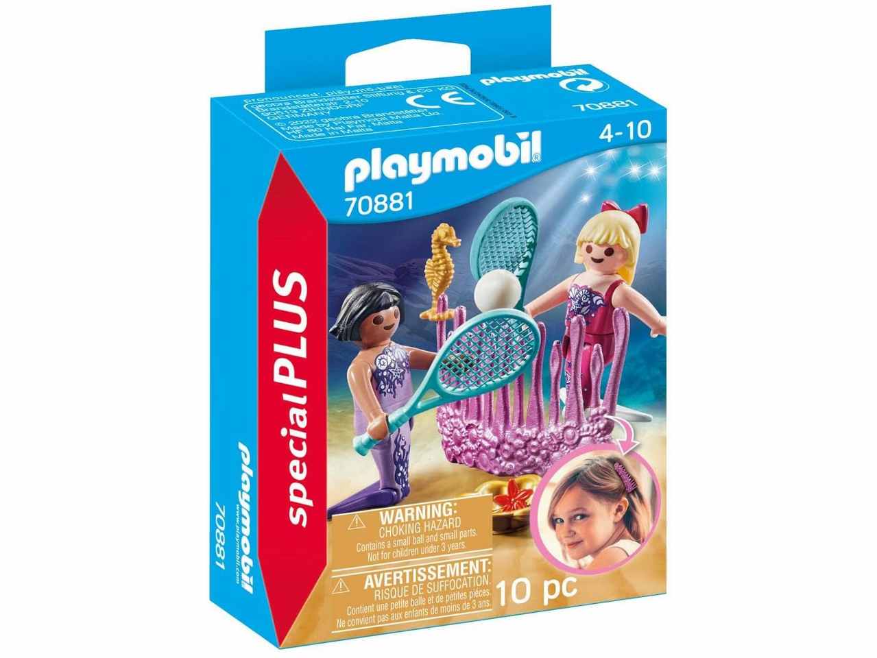 Playmobil sirene giocano a tennis 70881