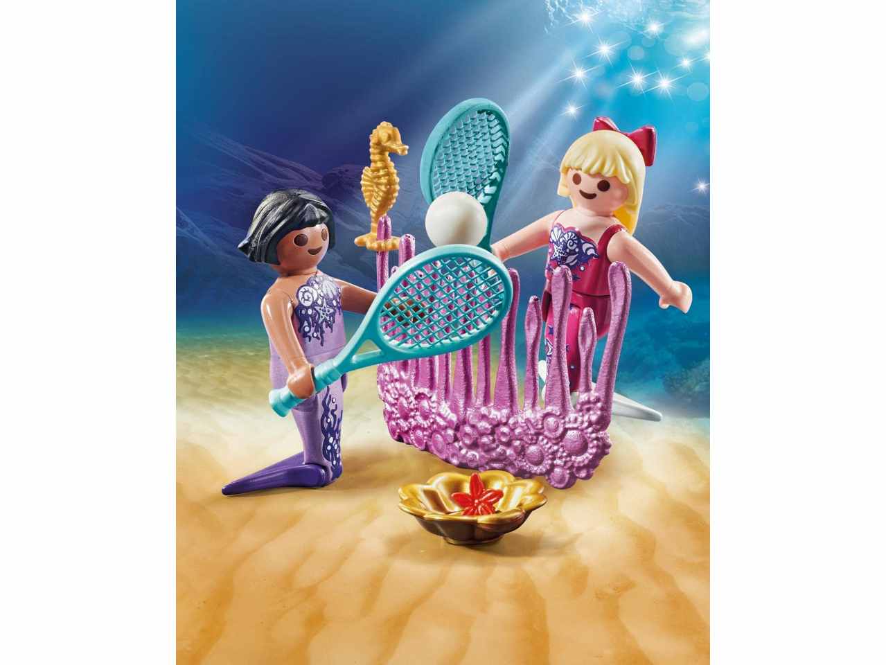 Playmobil sirene giocano a tennis 70881