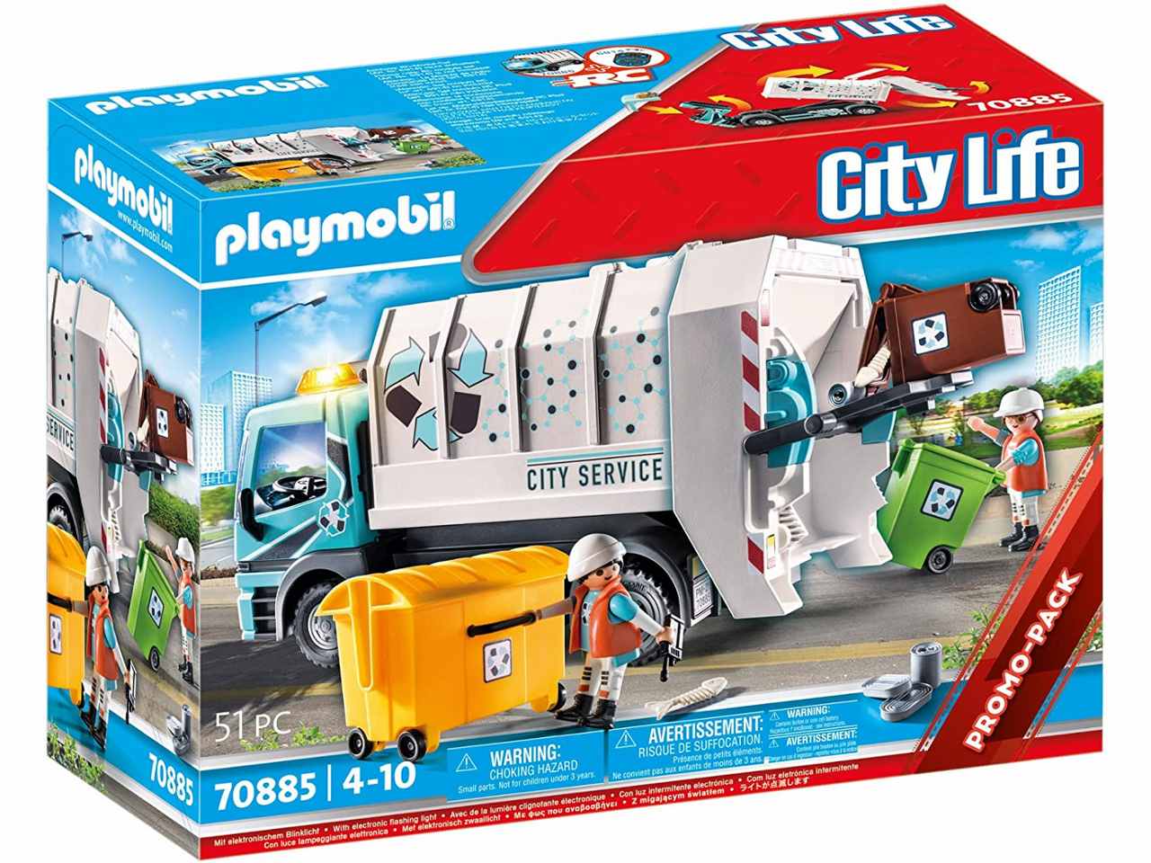 Playmobil camion smaltimento rif.70885