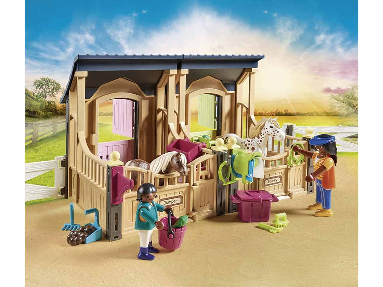 Playmobil lezione di equitazione 70995