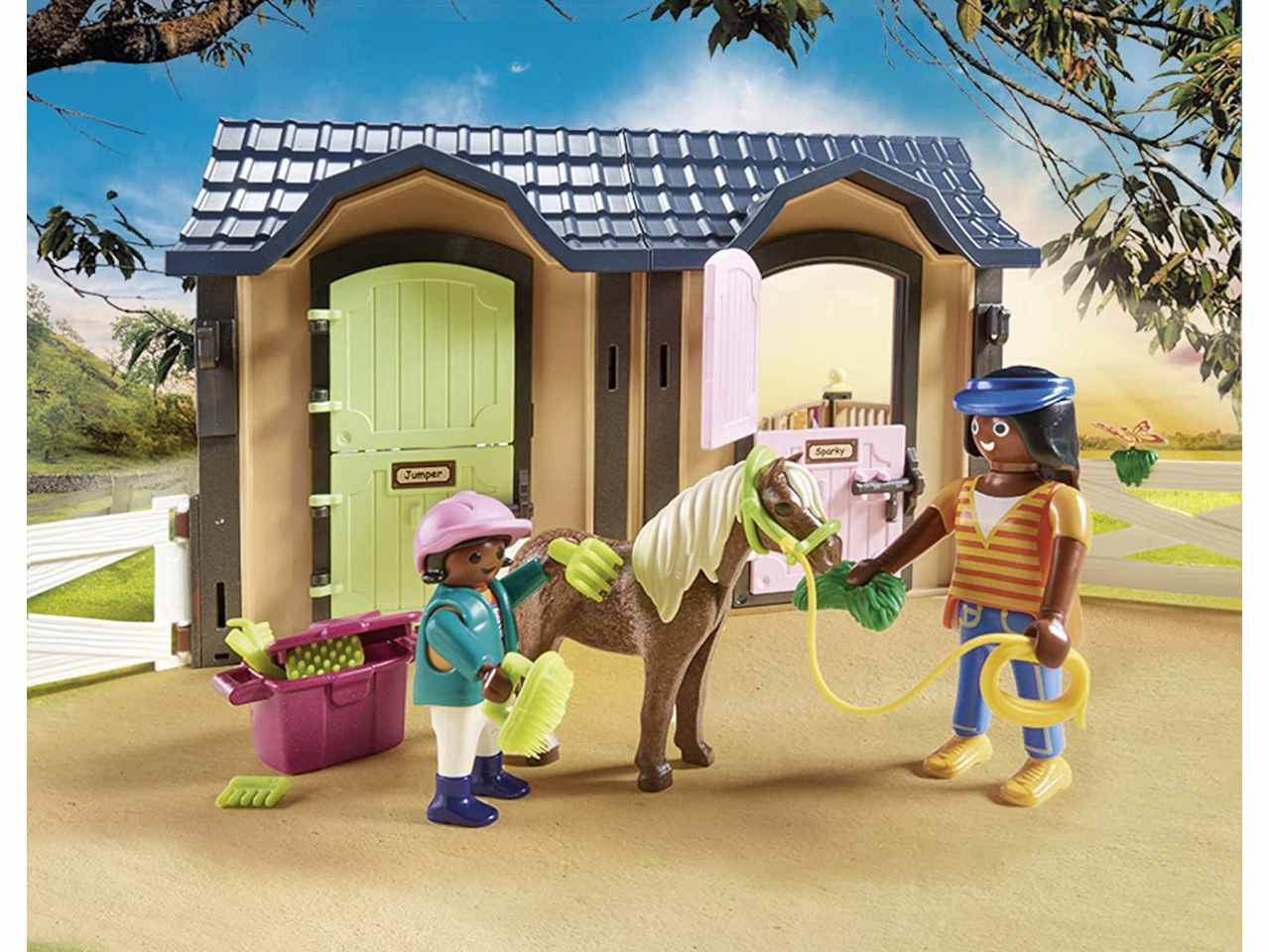 Playmobil lezione di equitazione 70995
