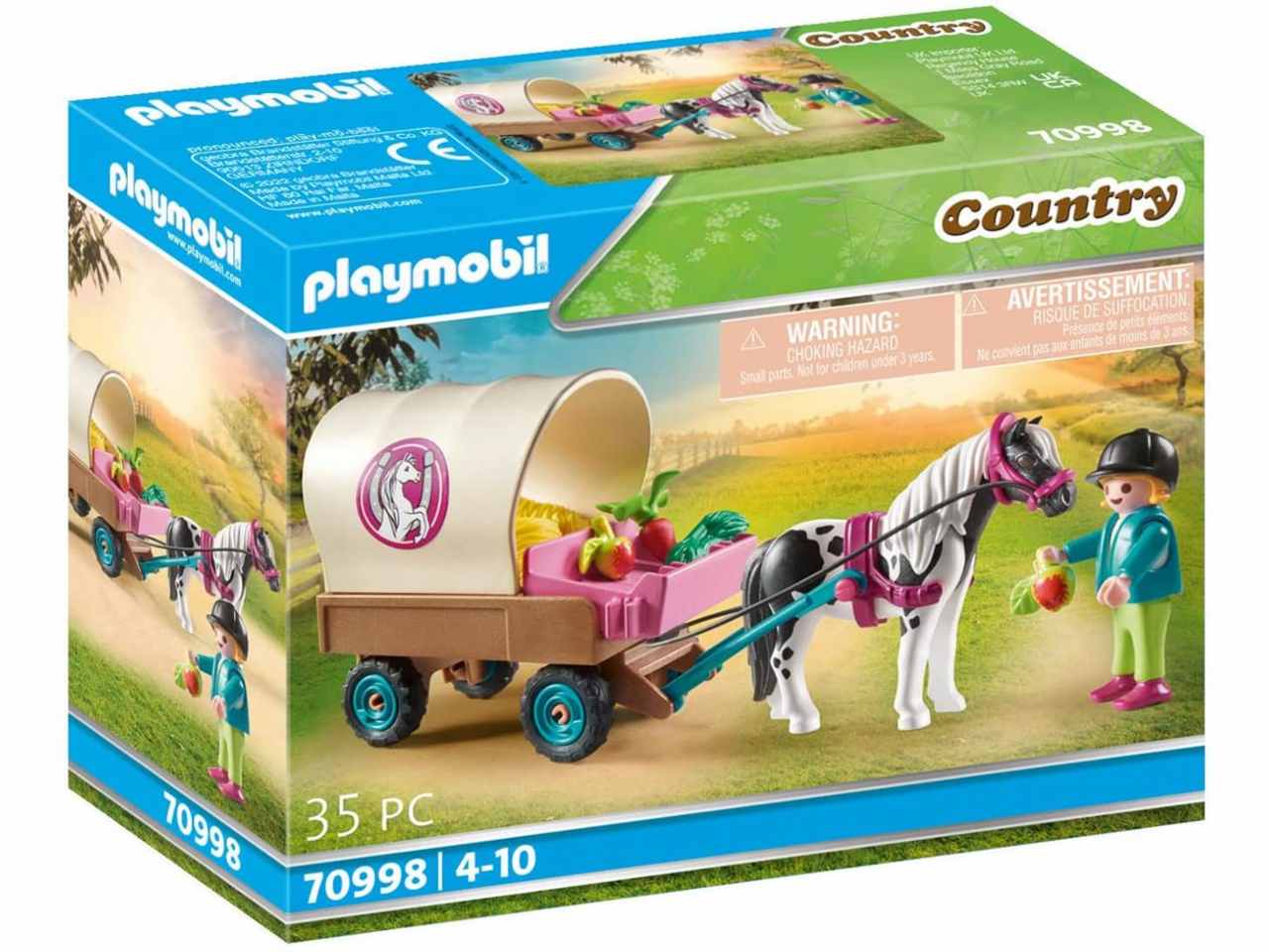 Playmobil carrozza con pony 70998